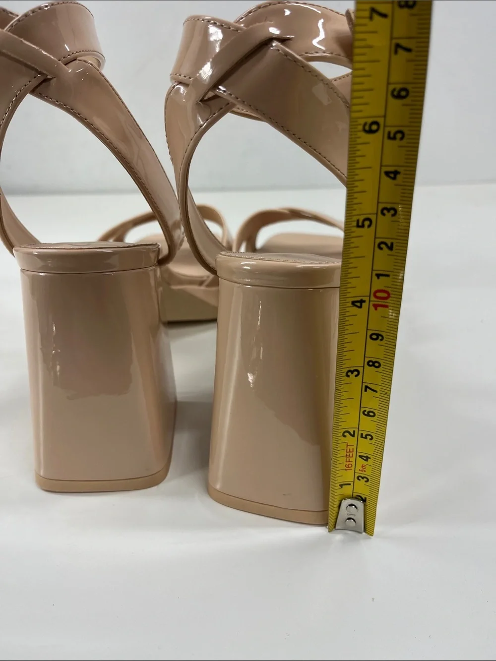 New Circus NY by Sam Edelman Kaitlyn Strappy Platform Sandals in Nude Size 9.5